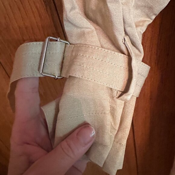 NWT & Other Stories balloon sleeve trench coat in beige Size 4 - Picture 5 of 5